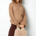 Gebreide Trui Khaki - Knit Roos