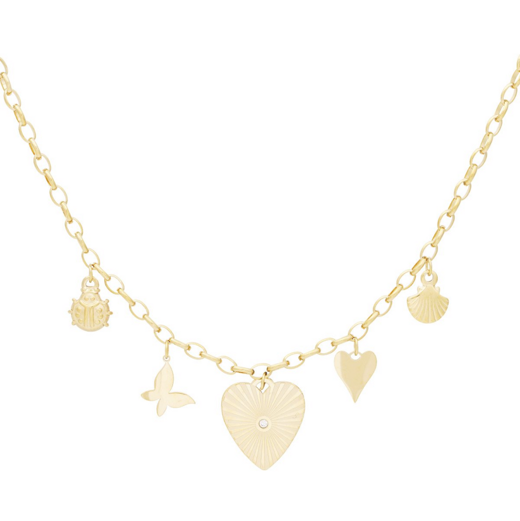 Bedelketting Golden Heart