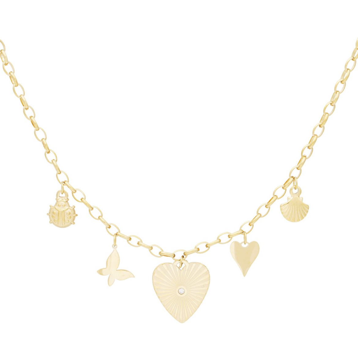 Bedelketting Golden Heart