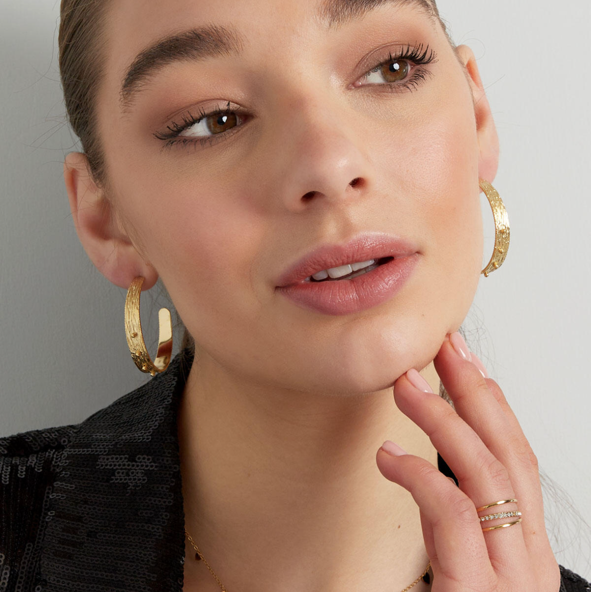 Luna Hoops Goud