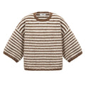 Knitted Bruin Gestreepte Trui Molly