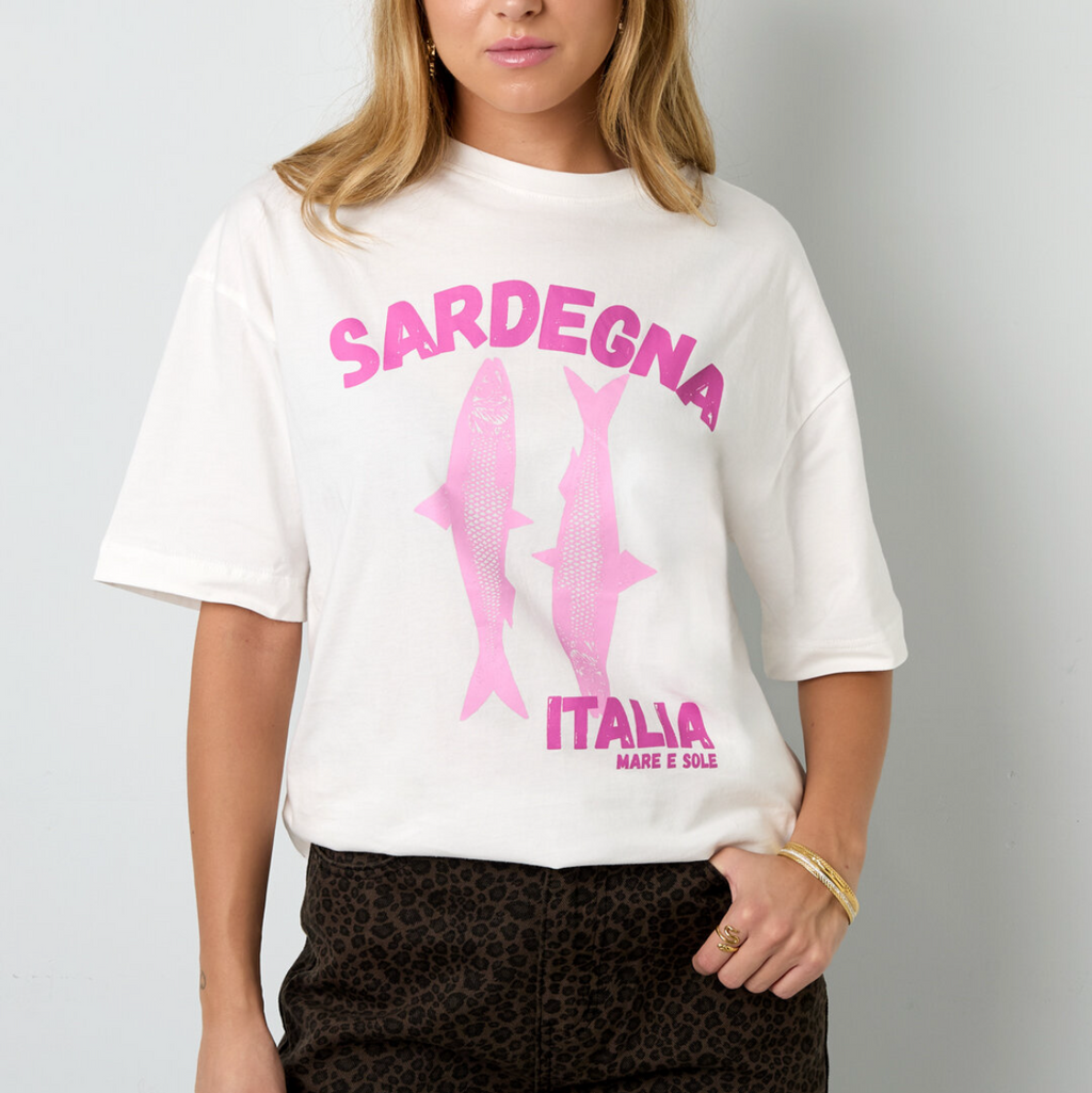Sardegna Vis T-shirt - Roze
