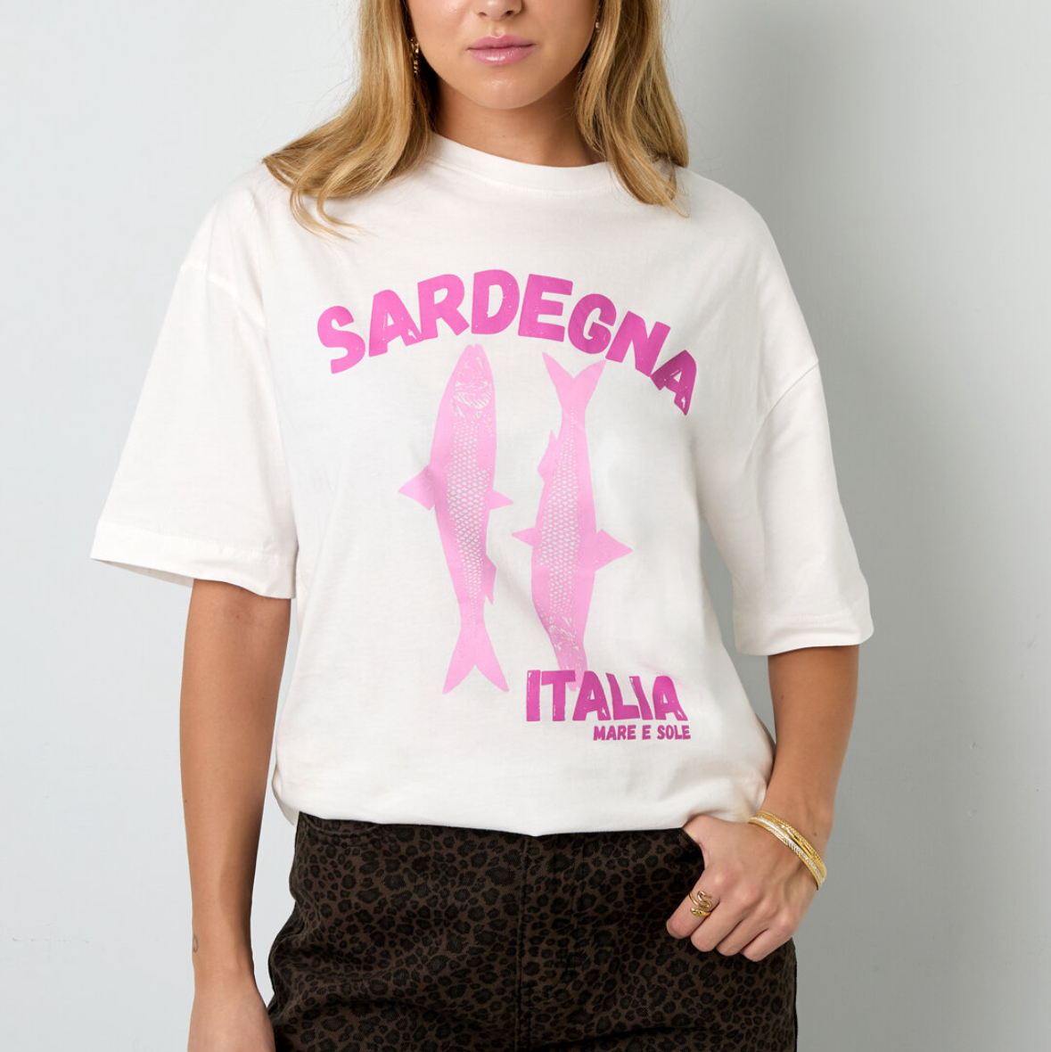 Sardegna Vis T-shirt - Roze