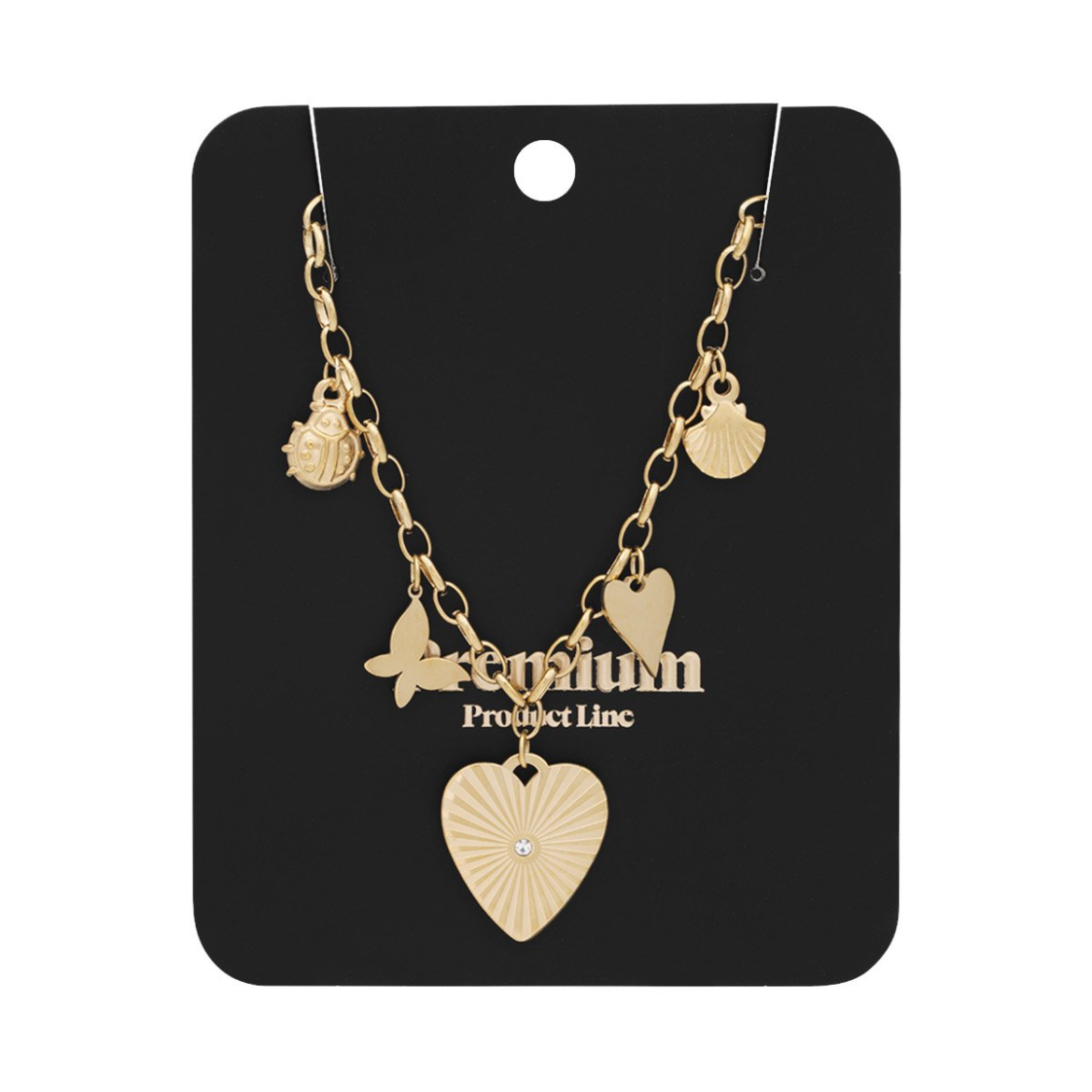 Bedelketting Golden Heart