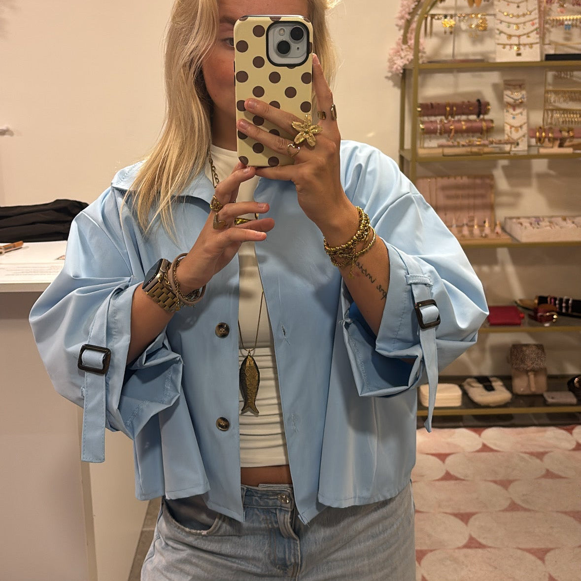 Trenchcoat Saar - Blue