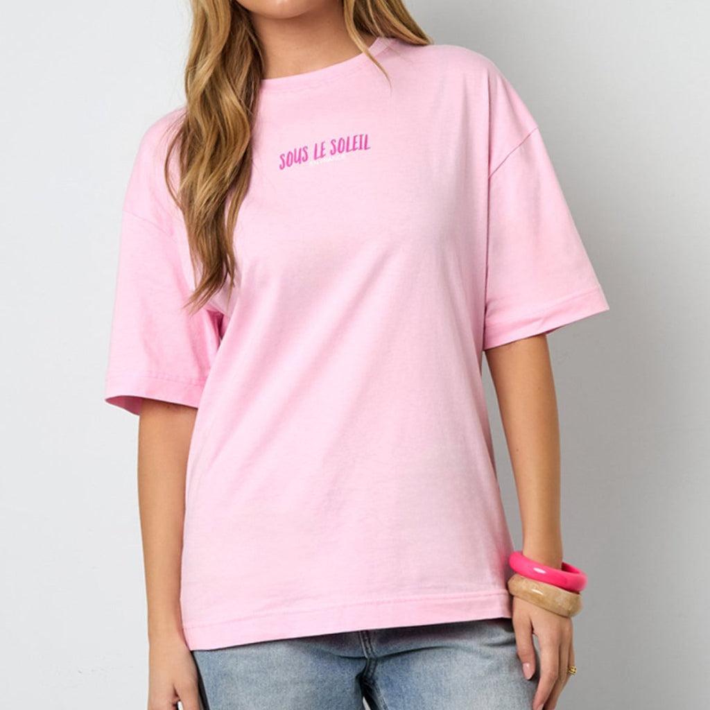 Sous Le Soleil T-Shirt - Pink