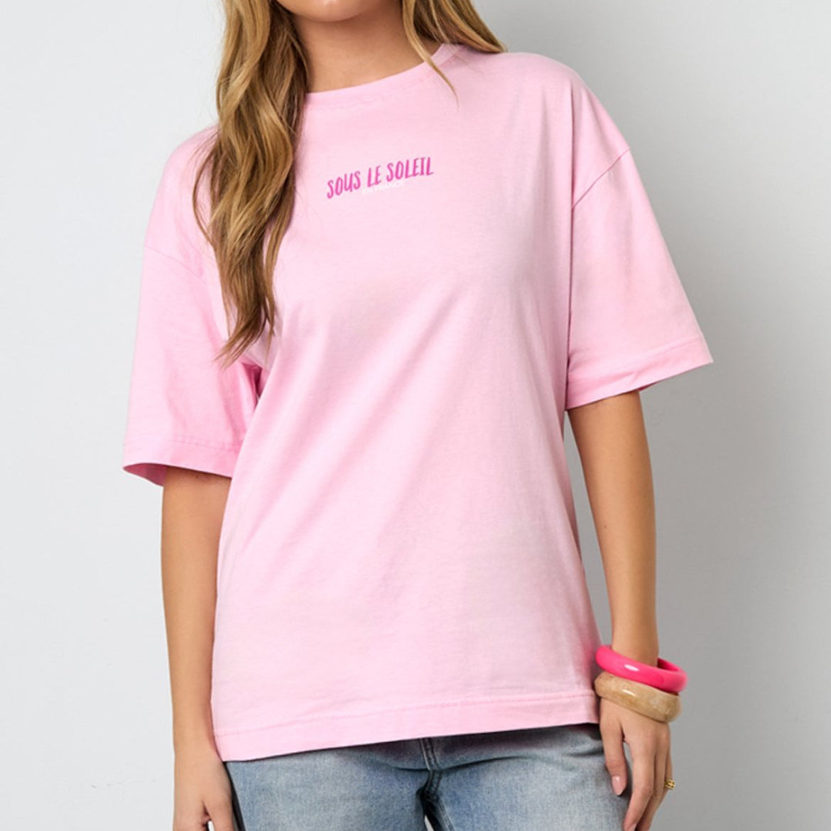 Sous Le Soleil T-Shirt - Roze