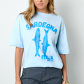 Sardegna Fish T-shirt - Blauw