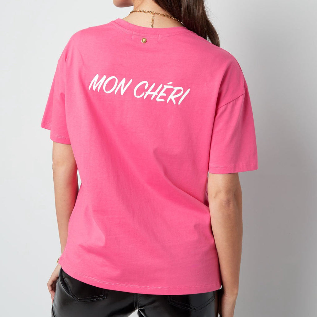 Mon Cheri T-Shirt - Roze