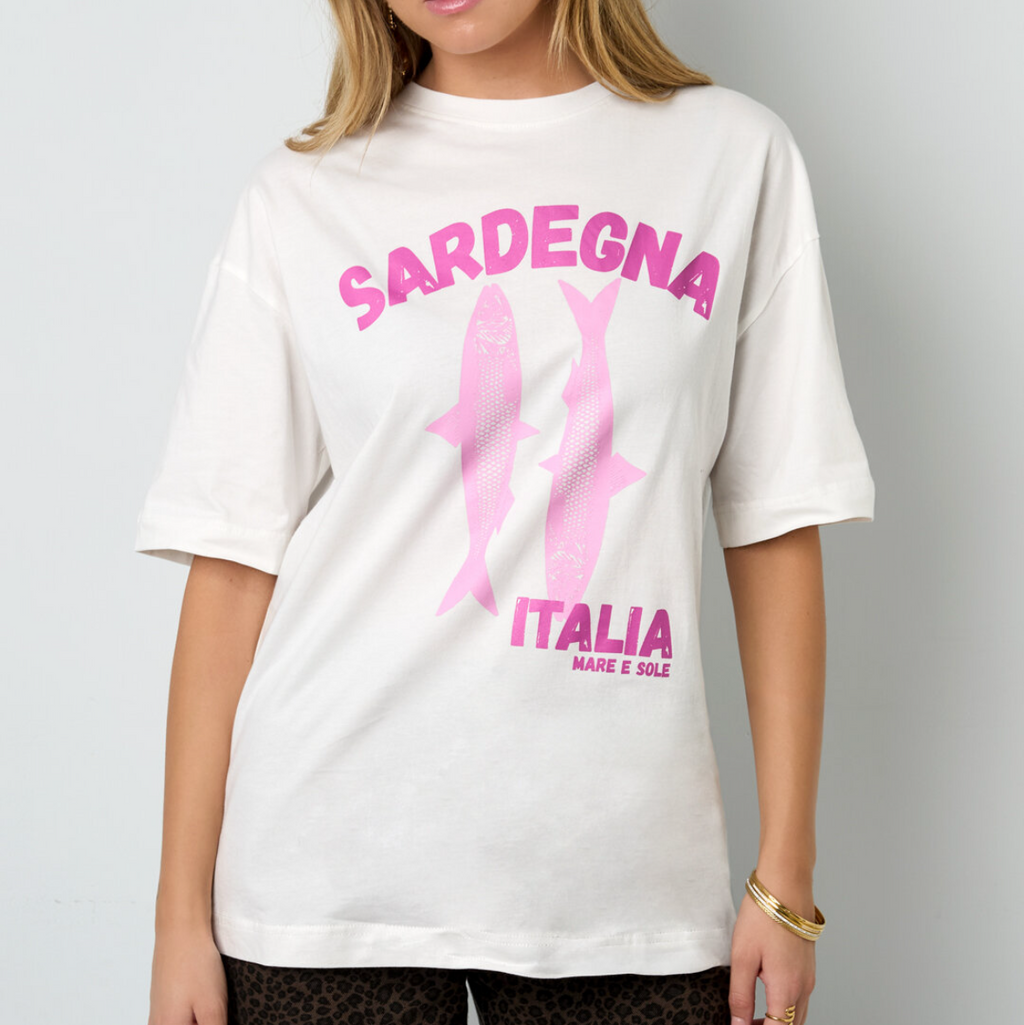 Sardegna Vis T-shirt - Roze