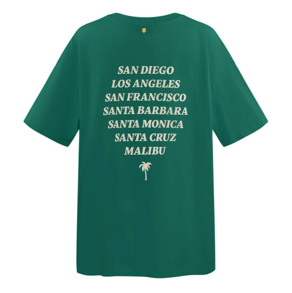 California T-shirt Green