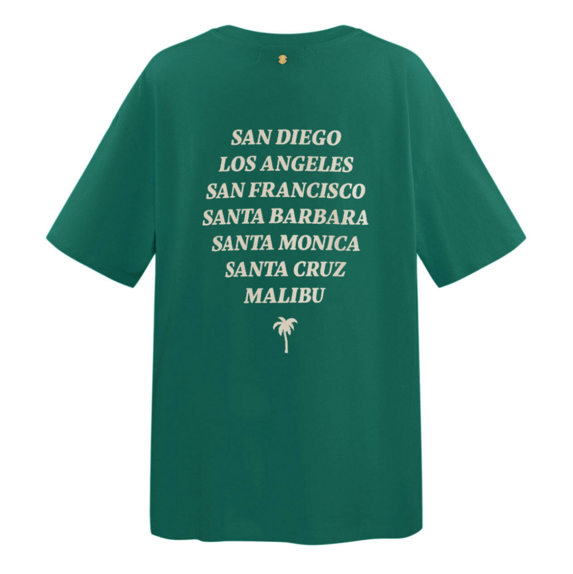 California T-shirt Groen