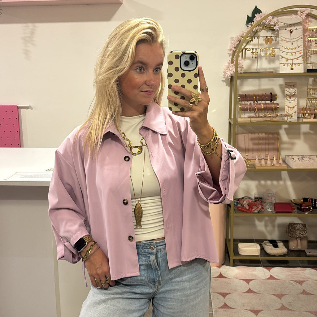 Trenchcoat Saar - Pink