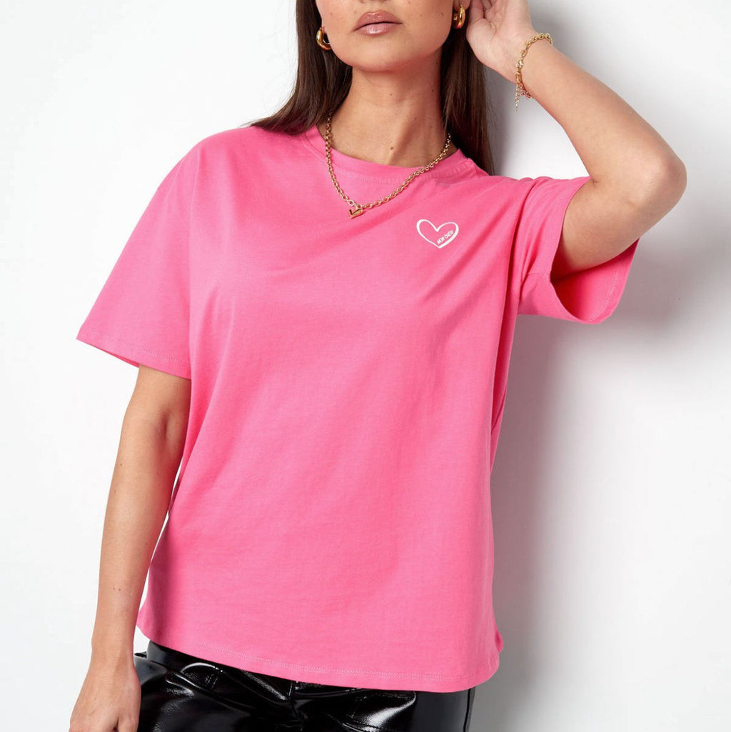 Mon Cheri T-Shirt - Roze