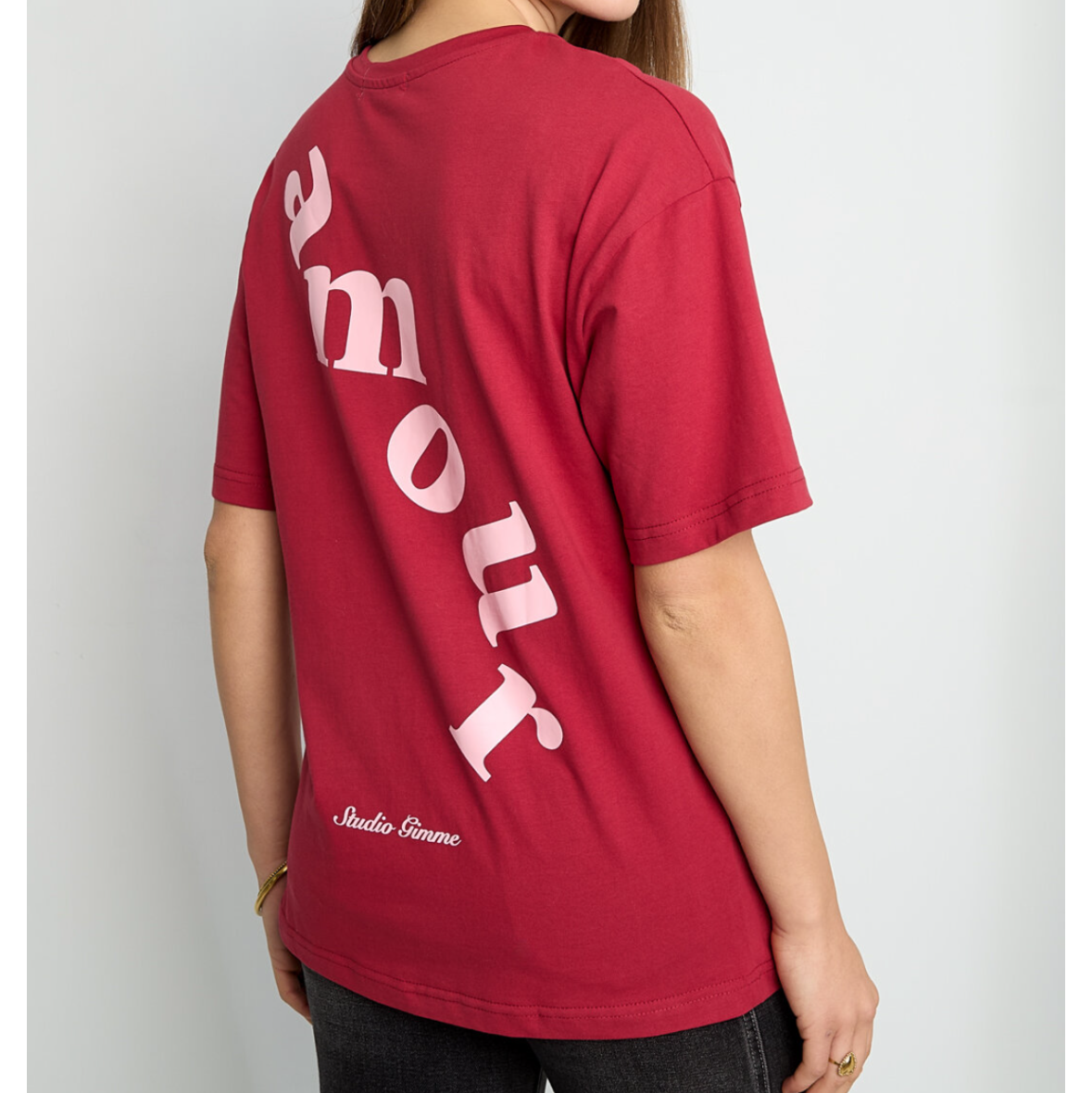 Amour T-shirt Rood