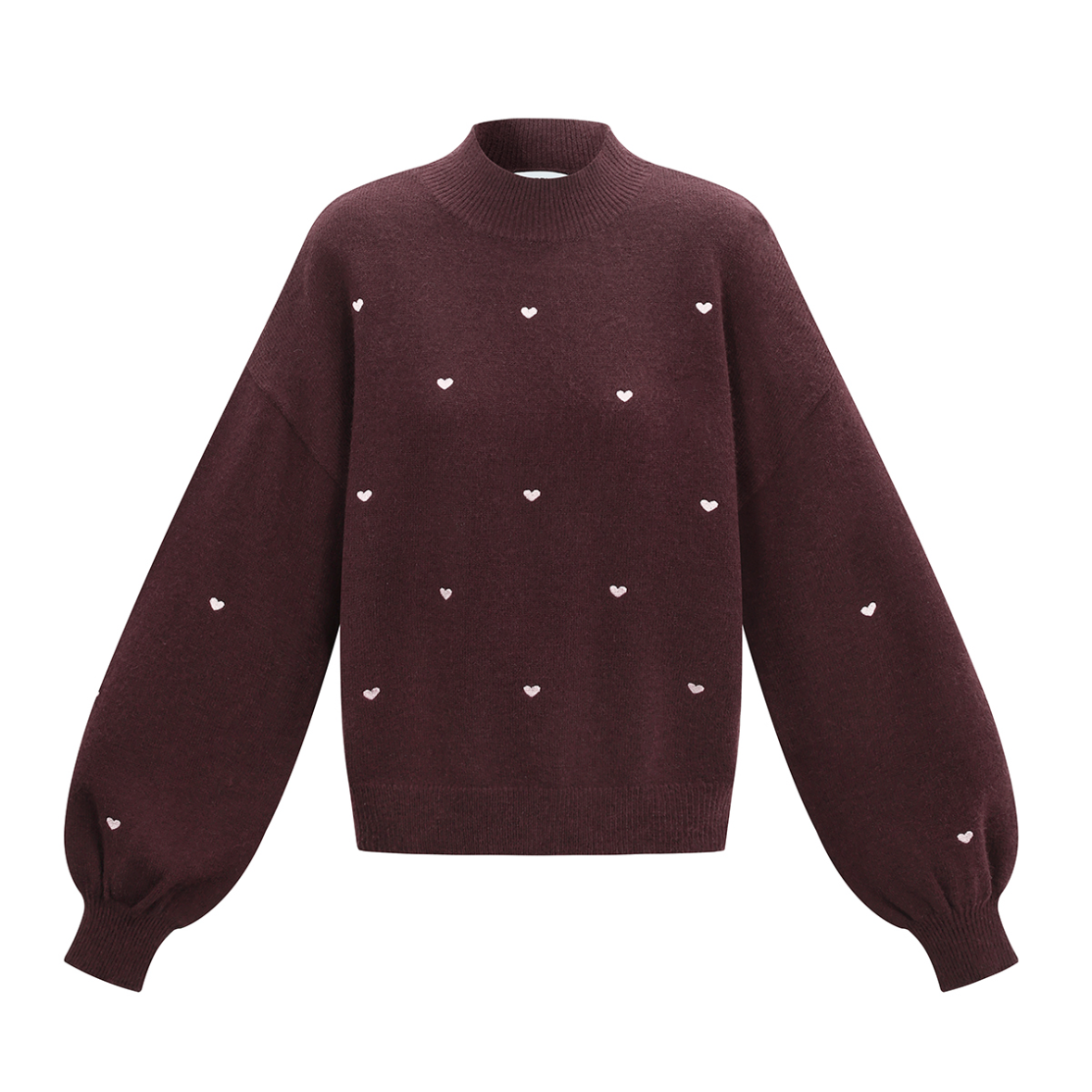 Bordeaux Sweater Sweet Hearts
