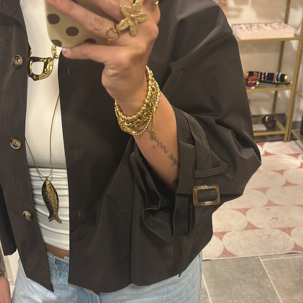 Trenchcoat Saar - Brown