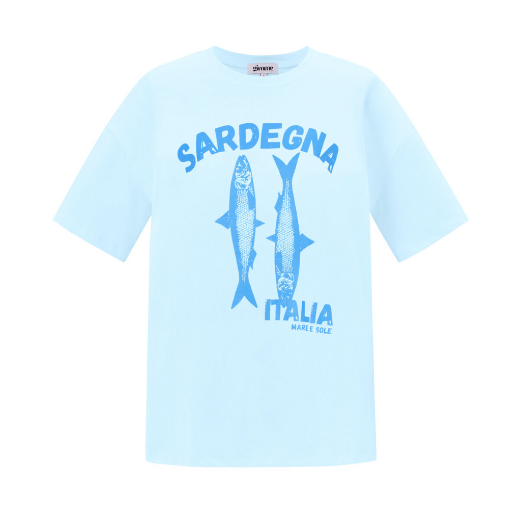 Sardegna Fish T-shirt - Blauw