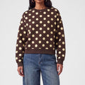 Polkadot Sweater Brown