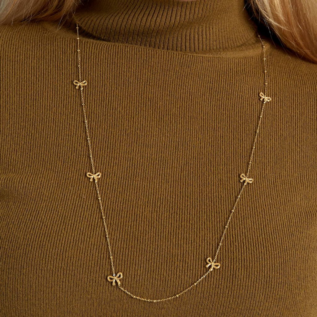 Lange Strikjes Ketting Luna