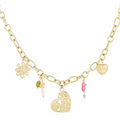 Bedelketting Flower Heart