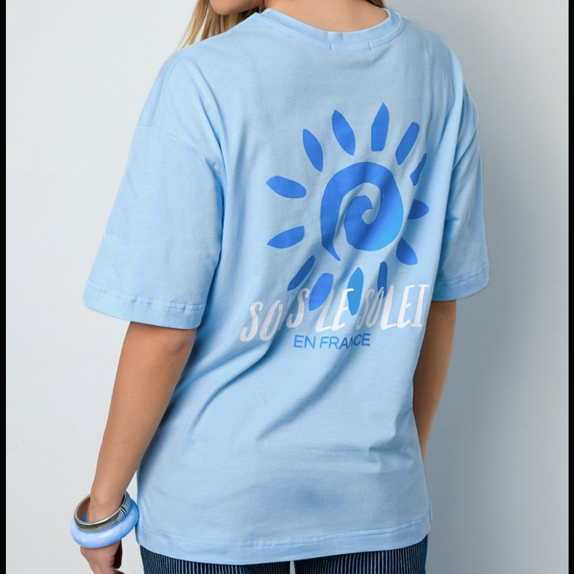 Sous Le Soleil T-Shirt - Blauw