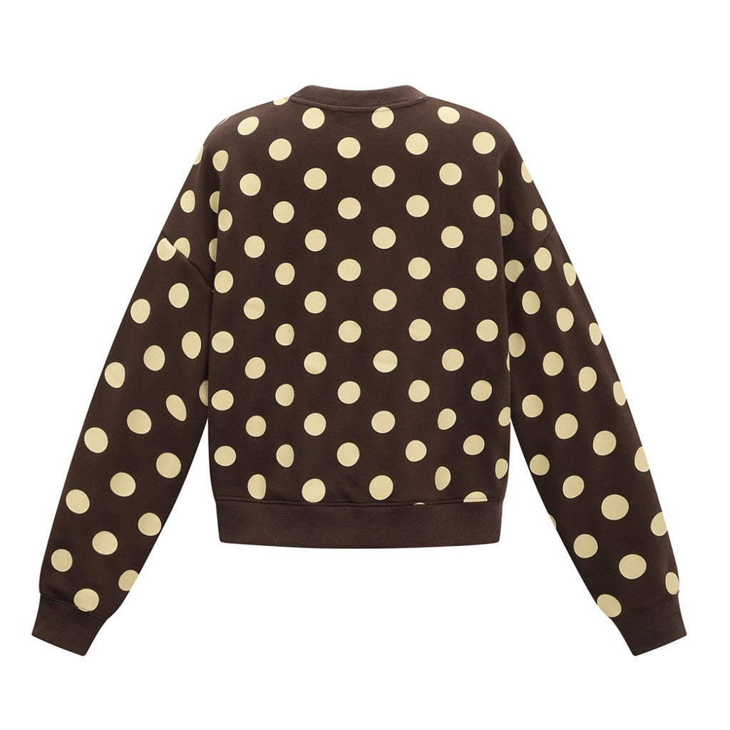 Polkadot Sweater Brown