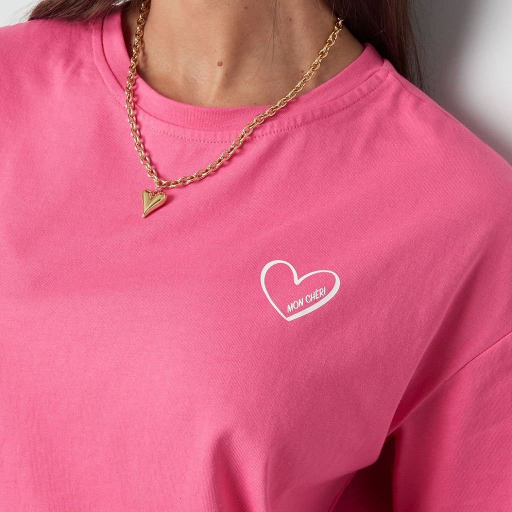 Mon Cheri T-Shirt - Roze