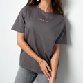 La Vie en Rose T-shirt - Grijs