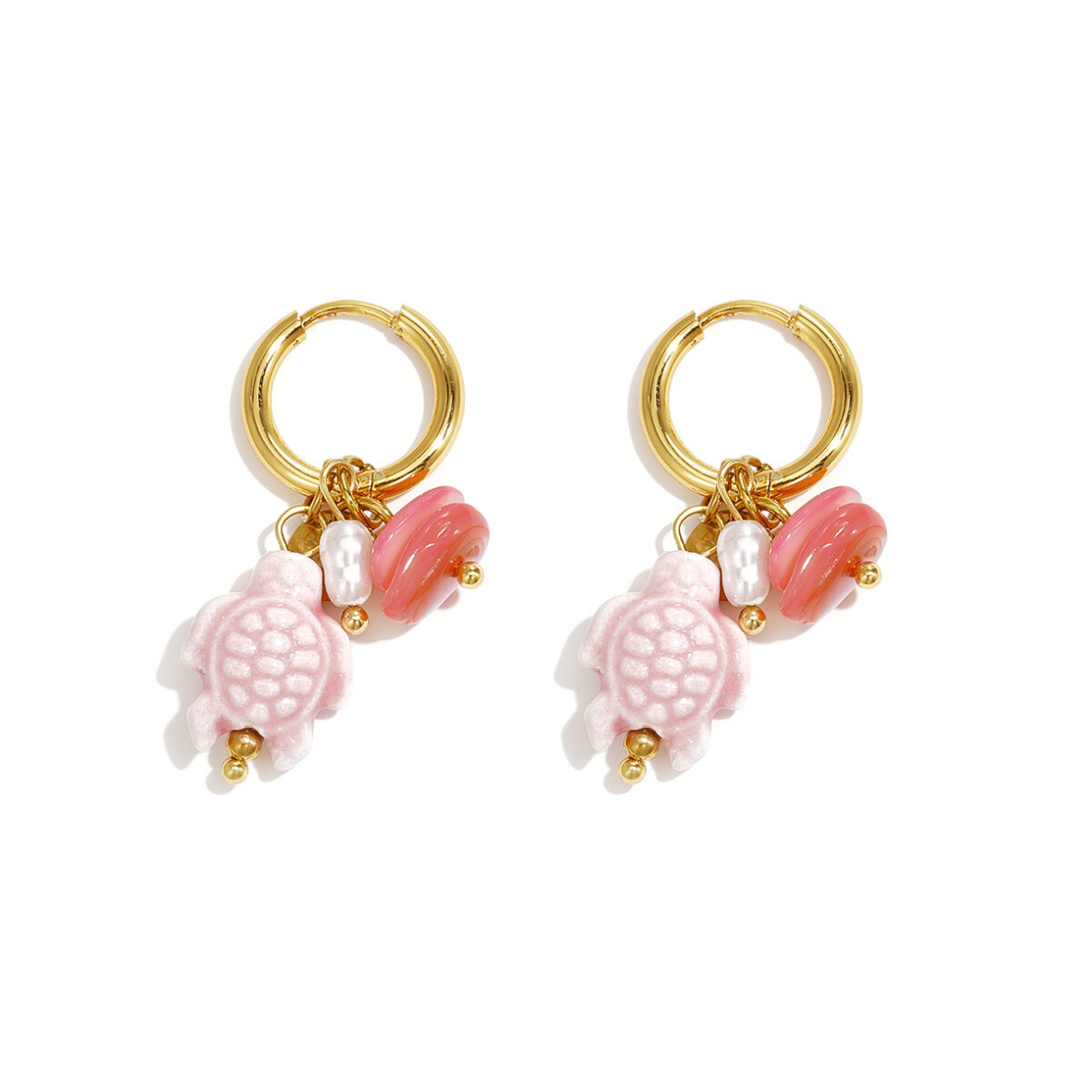 Pink Turtle Charm