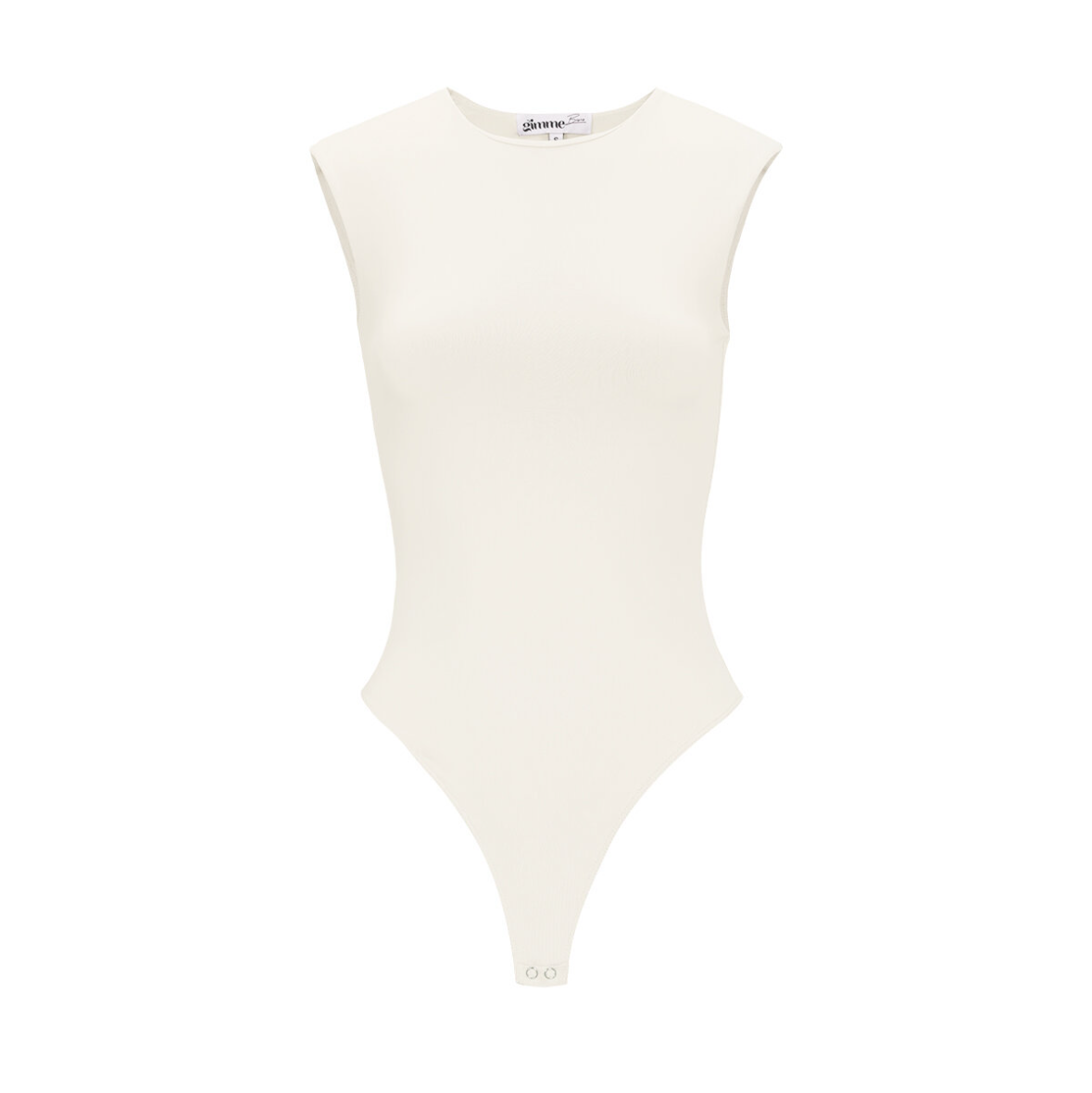 Sleeveless bodysuit - White