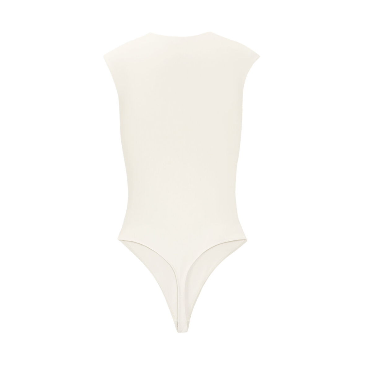 Sleeveless bodysuit - White