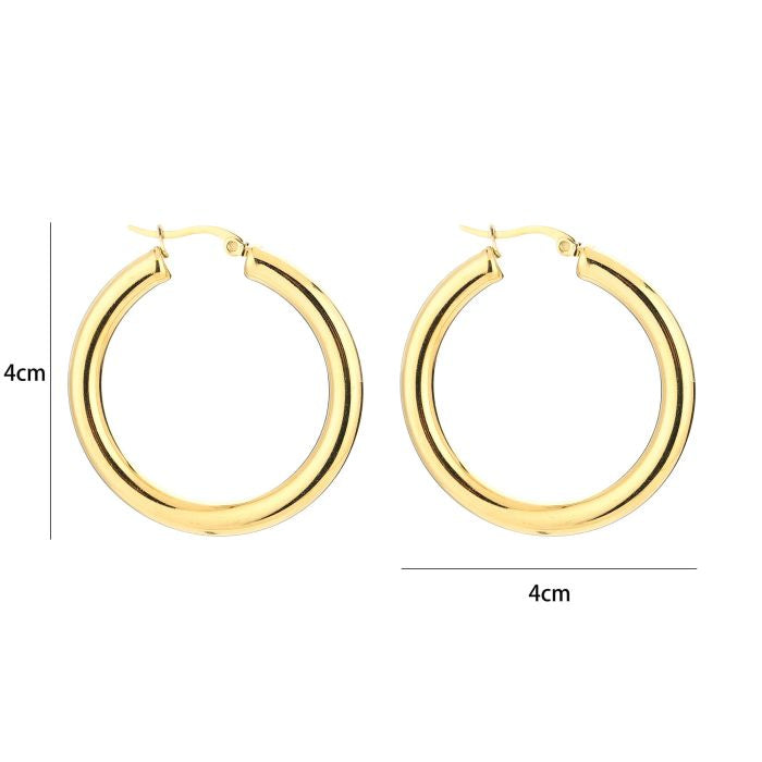 Statement Hoop Oorbellen Pip - 40mm