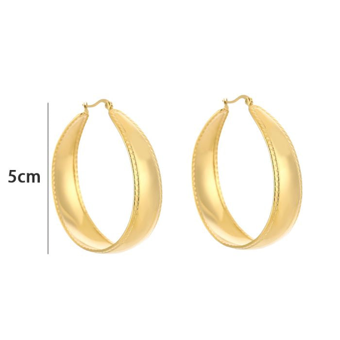 Statement Hoop Oorbellen Tess - 40mm