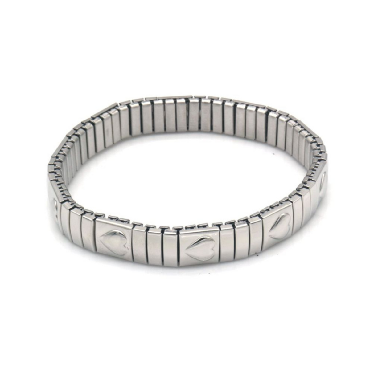 Lovely Stretch Bangle - zilverkleurig