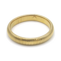 Bold Bangle Medium met stretch 12mm - goudkleurig